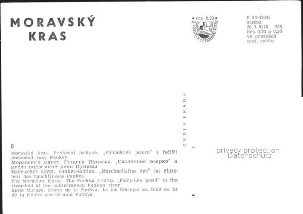 Hoehlen Caves Grottes Moravsky Kras Pohadkove jezero Podzemni – Bild 2