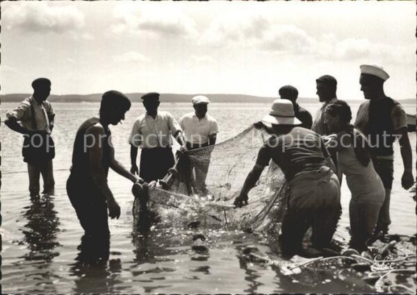 Fischerei Marines du Bassin d_Arcachon Peche a la