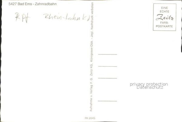 Zahnradbahn Bad Ems – Bild 2