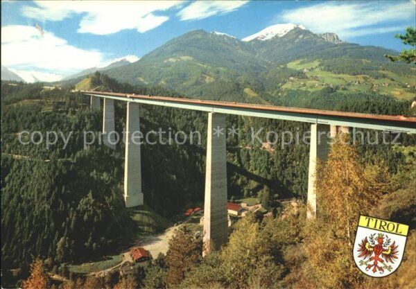 Bruecken Bauwerke Europabrücke Stubaier-Alpen Nockspitze