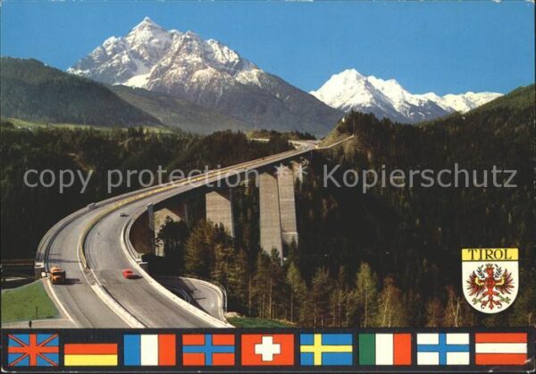 Bruecken Bauwerke Europabrücke Innsbruck Tirol Serles