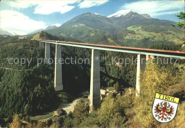 Bruecken Bauwerke Europabrücke Stubaier-Alpen Nockspitze
