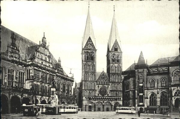 Strassenbahn Bremen Dom Rathaus Börse