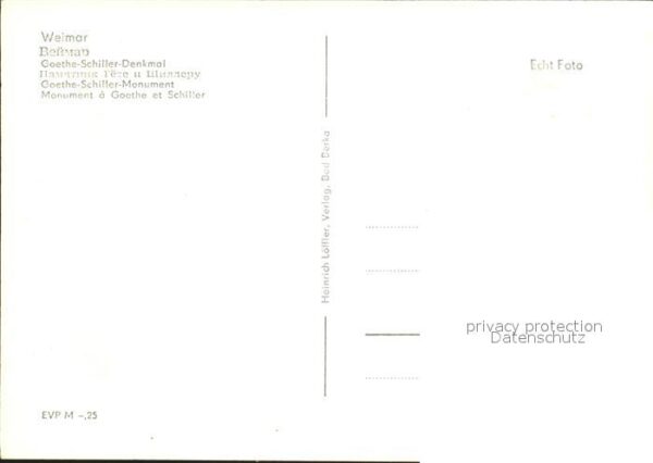 Denkmal Goethe-Schiller-Denkmal Weimar – Bild 2