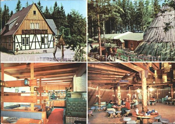 Sosa Erzgebirge Konsum-Gaststätte Köhlerhütte Meiler