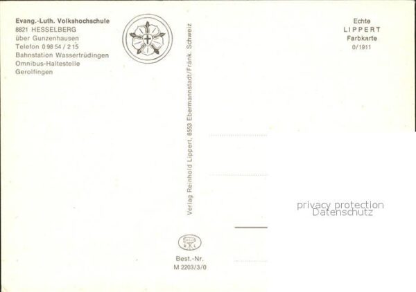 Hesselberg Gunzenhausen Evangelische-Lutherische Volkshochschul – Bild 2