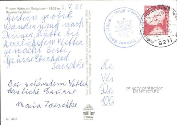 Priener Huette Geigelstein Gipfelkreuz – Bild 2