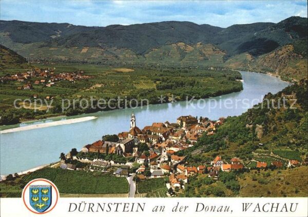 Duernstein Wachau Fliegeraufnahme Pfarrkirche Maria Himme
