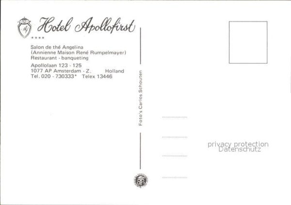 Amsterdam Niederlande Hotel Apollofirst – Bild 2