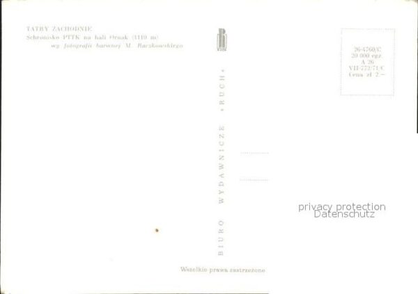 Tatry Zachodnie Schronisko PTTK Ornak – Bild 2