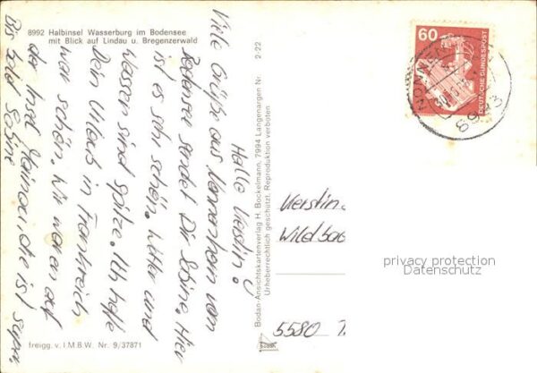 Wasserburg Bodensee Fliegeraufnahme Lindau Bregenzerwald Ho – Bild 2