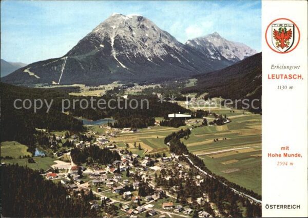 Weidach Leutasch Fliegeraufnahme Hohe Munde Rauthhütte S