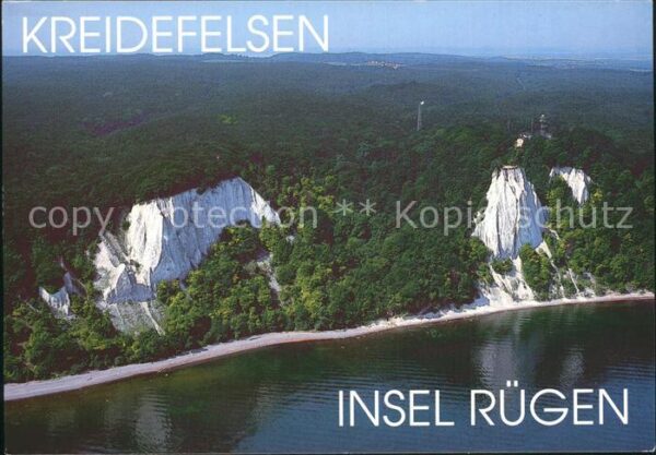 Insel Ruegen Jasmund Buchenwald Kreidefelsen Viktori