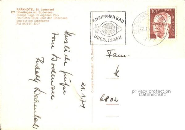 Ueberlingen Bodensee Parkhotel St. Leonhard Fliegeraufnahme – Bild 2