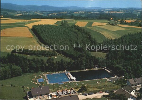 Markt Schwarzach Fliegeraufnahme Freibad