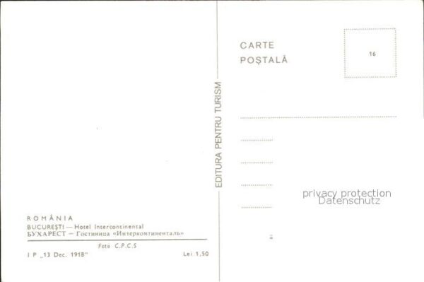 Bucuresti Hotel Intercontinental – Bild 2