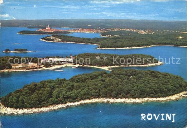 Rovinj Istrien Fliegeraufnahme