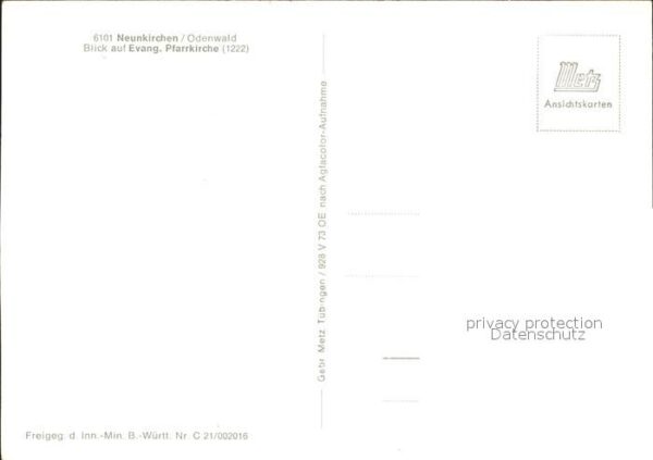 Neunkirchen Odenwald Evangelische Pfarrkirche – Bild 2