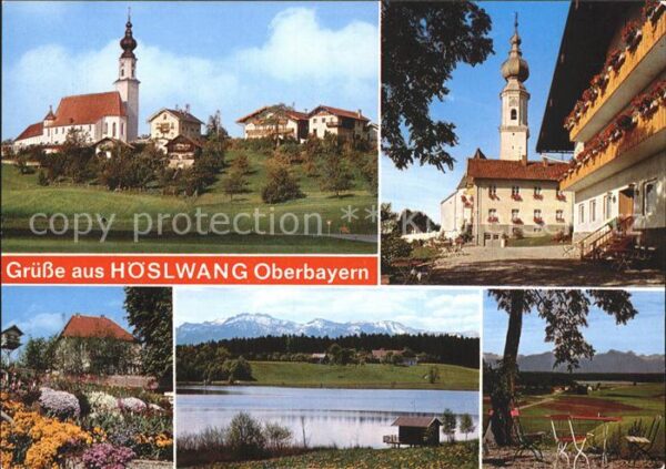 Hoeslwang Pelhamer-See Kampenwand Kirche