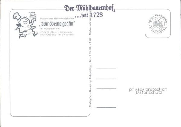 Ruhpolding Historische Bauernhauskaffee Windbeutel – Bild 2