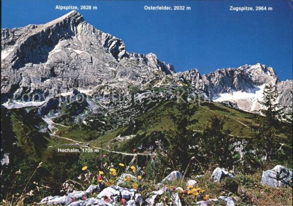 Garmisch-Partenkirchen Bergstation Alpspitzbahnen Osterfelder