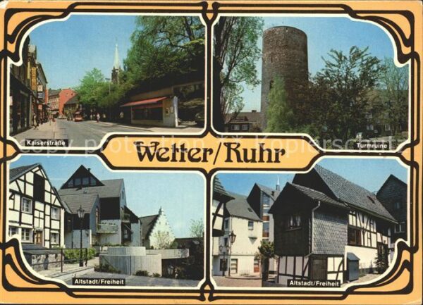 Wetter Ruhr Turmruine Kaiserstrasse Altstadt Freihe