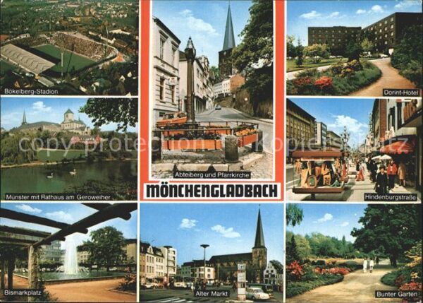 Moenchengladbach Abteiberg Pfarrkirche Münster Rathaus B