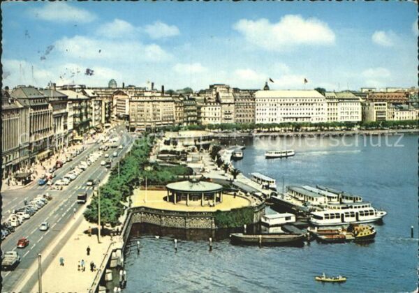 Hamburg Jungfernstieg  Binnenalster