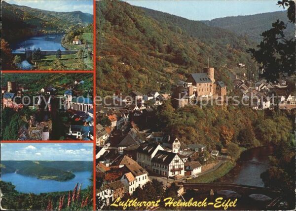 Heimbach Eifel Schloss Fliegeraufnahme