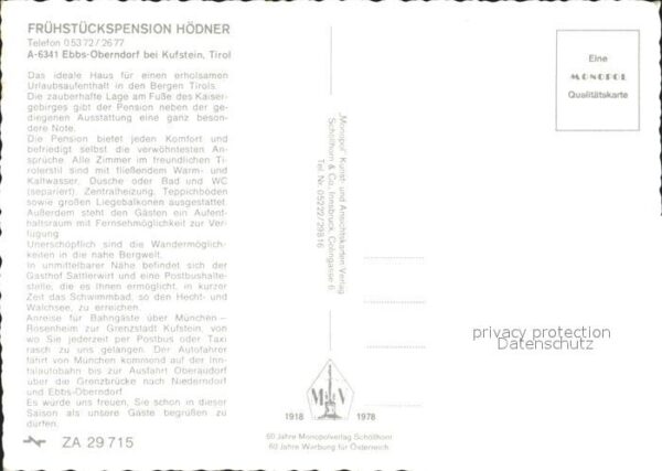 Ebbs Pension Hödner – Bild 2
