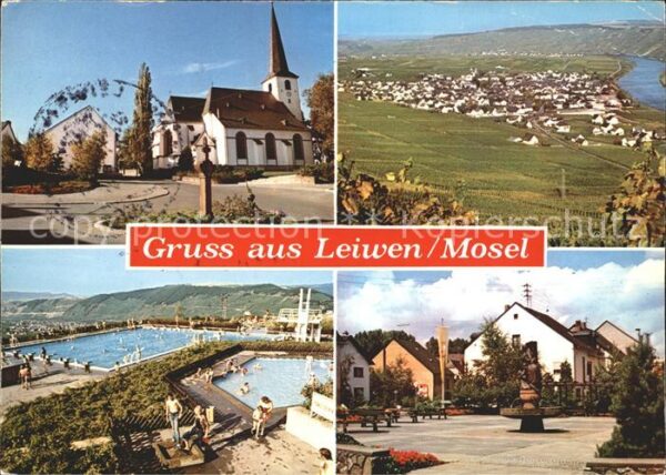Leiwen Trier-Saarburg Kirche Schwimmbad