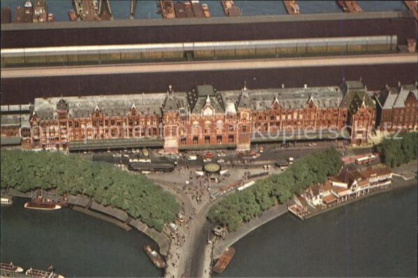 Amsterdam Niederlande Fliegeraufnahme Centaal Station