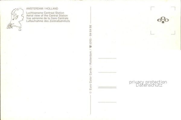 Amsterdam Niederlande Fliegeraufnahme Centaal Station – Bild 2
