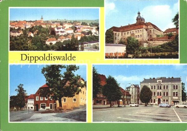 Dippoldiswalde Osterzgebirge Schloß Karl-Marx-Platz Platz-des-Friede
