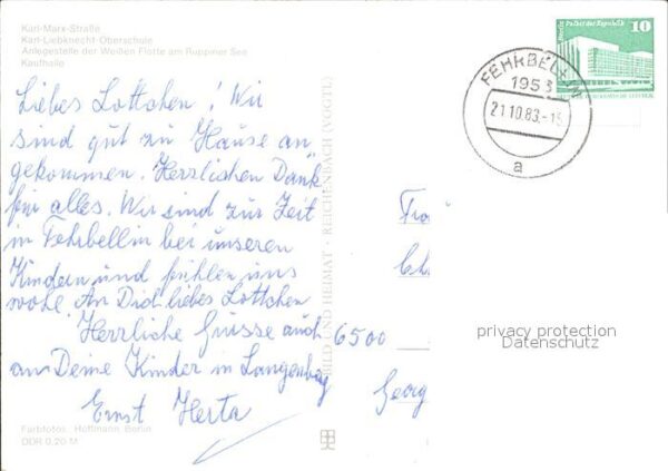 Neuruppin Karl-Marx-STrasse – Bild 2