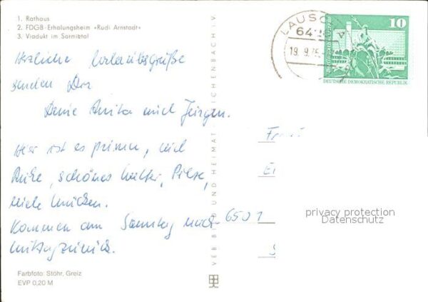 Wurzach Thueringen Rathaus Erholungsheim Rudi Arnstadt Via – Bild 2