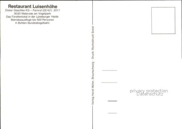 Walsrode Lueneburger Heide Restaurant Luisenhöhe – Bild 2