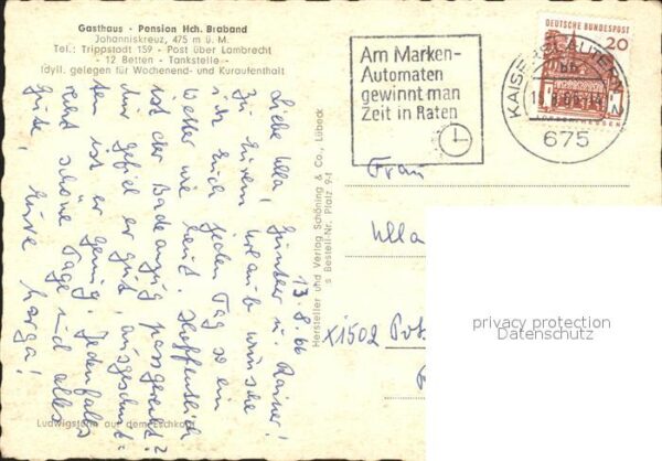 Trippstadt Gasthaus Pension Hch. Braband – Bild 2