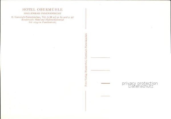 Garmisch-Partenkirchen Hotel Obermühle Schwimmbad – Bild 2