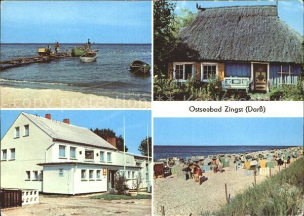 Zingst Ostseebad Rohrdachkate Fischerstrand Erholungshei