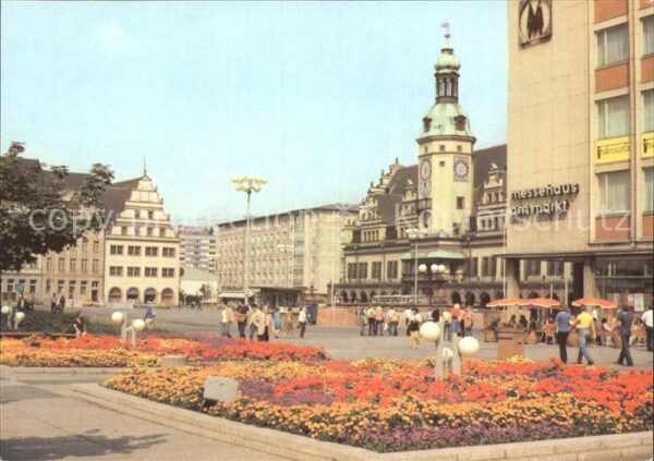 Leipzig Messehaus am Markt Rathaus