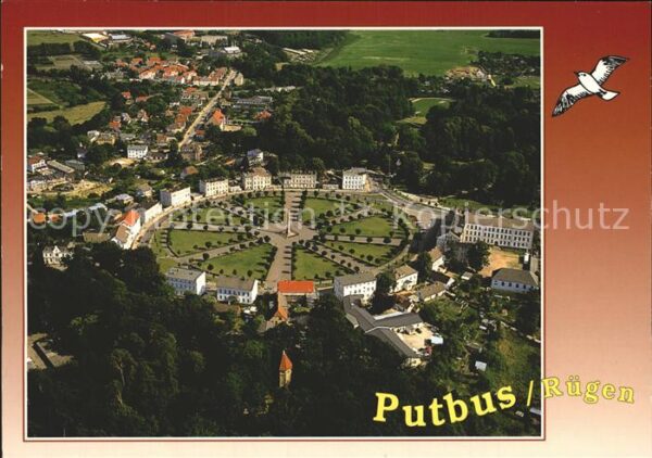 Putbus Ruegen Fliegeraufnahme Zirkusplatz