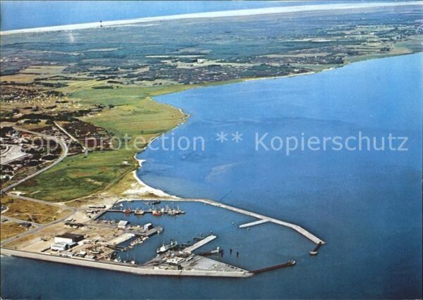 Havneby Fliegeraufnahme Fährhafen