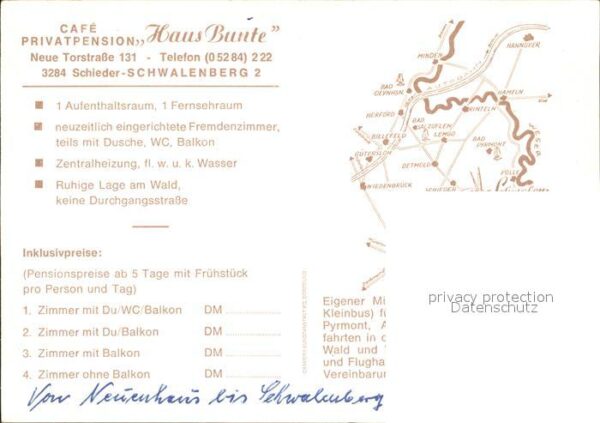 Schwalenberg Cafe Pension Haus Bunte – Bild 2