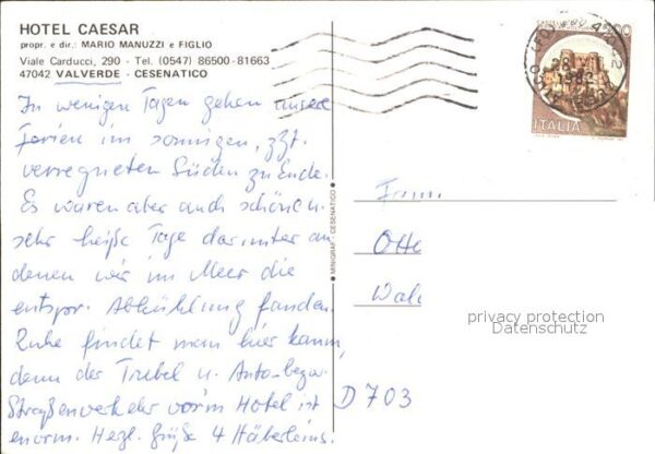 Valverde di Cesenatico Hotel Caesar – Bild 2