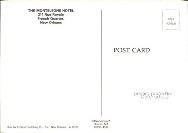 New Orleans Louisiana The Monteleone Hotel – Bild 2