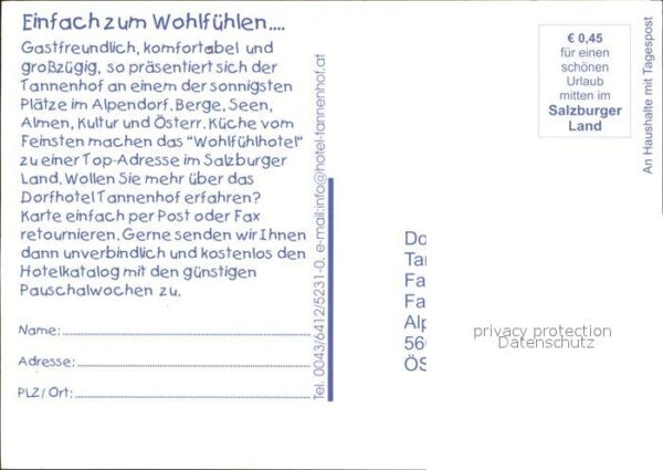 St Johann Pongau Dorfhotel Tannenhof – Bild 2