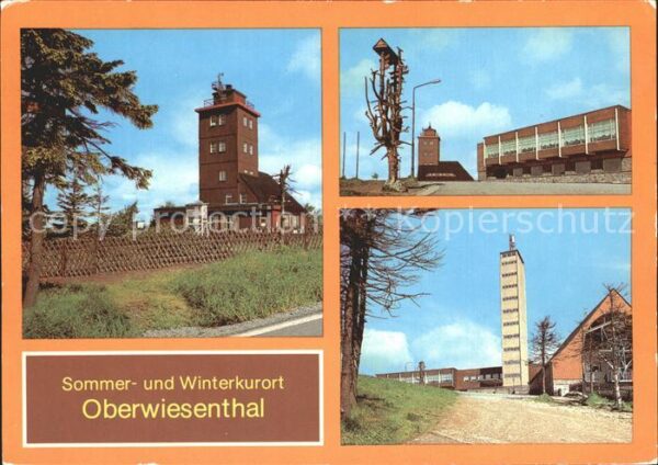 Oberwiesenthal Erzgebirge Wetterwarte auf Fichtelberg Fichtelberg
