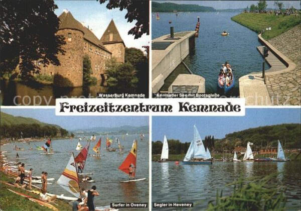 Kemnade Freizeitzentrum Wasserburg Seet mit Boo