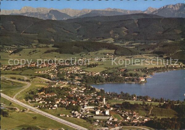 Seewalchen Attersee Fliegeraufnahme